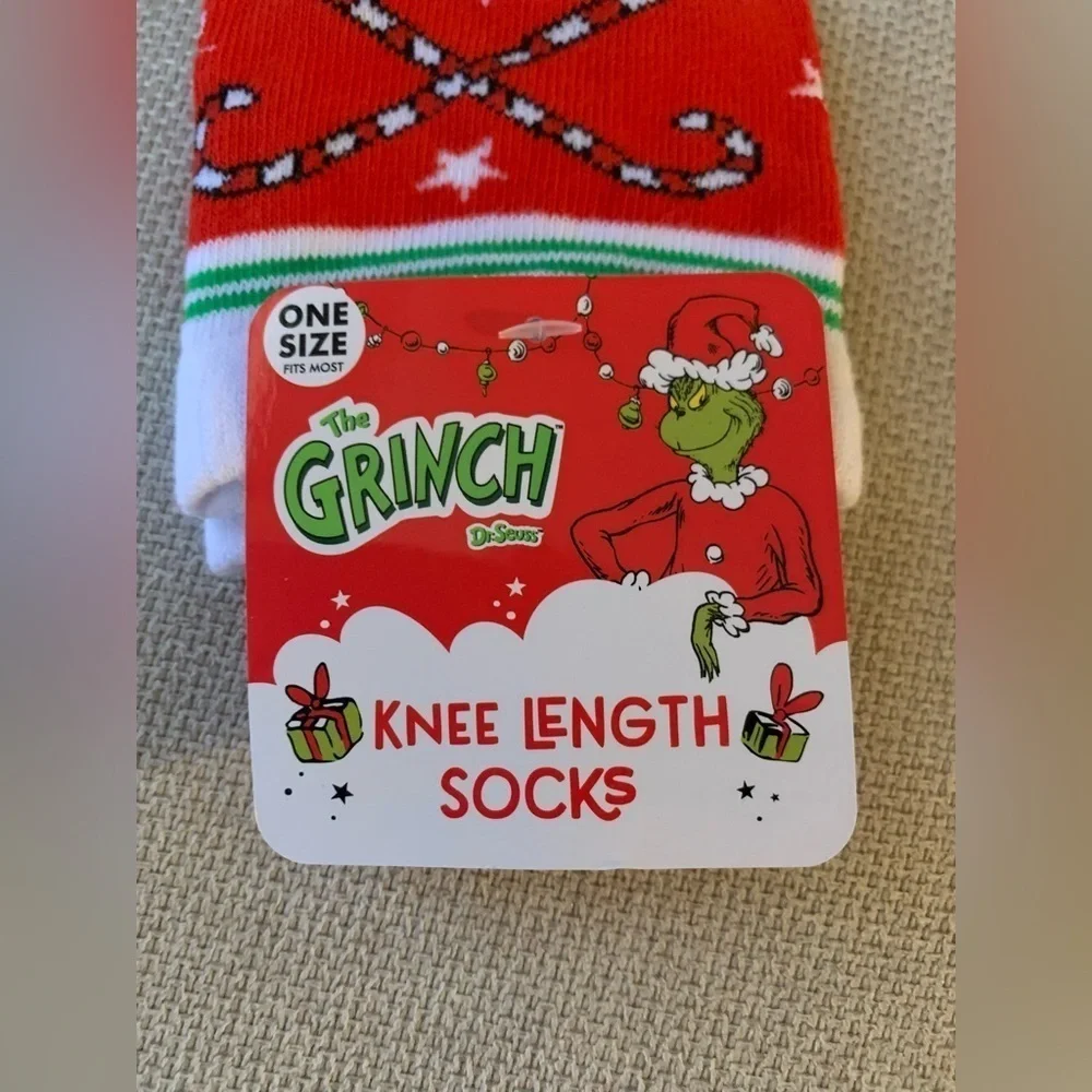 The Grinch Knee Length Socks
